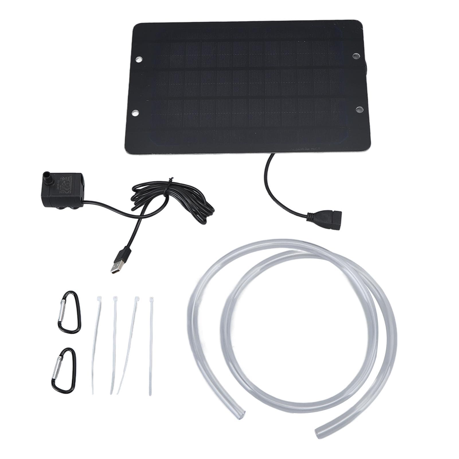 Solar Fountain 6V 10W Bird Bath Fountain USB Interface with Water Pump Solar Water Fountain for