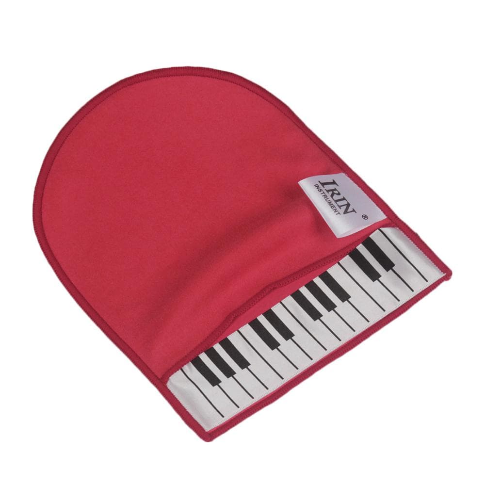 IRIN Piano Keys Clean Glove Musical Instrument Cleaning Cloth Soft Microfiber with Piano Keyboard