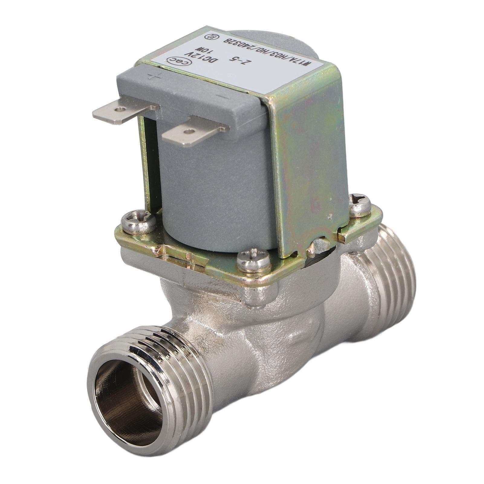 DC12V Electric Solenoid Valve G12 Inch Thread High Temperature Water Drain Valve for Dispenser