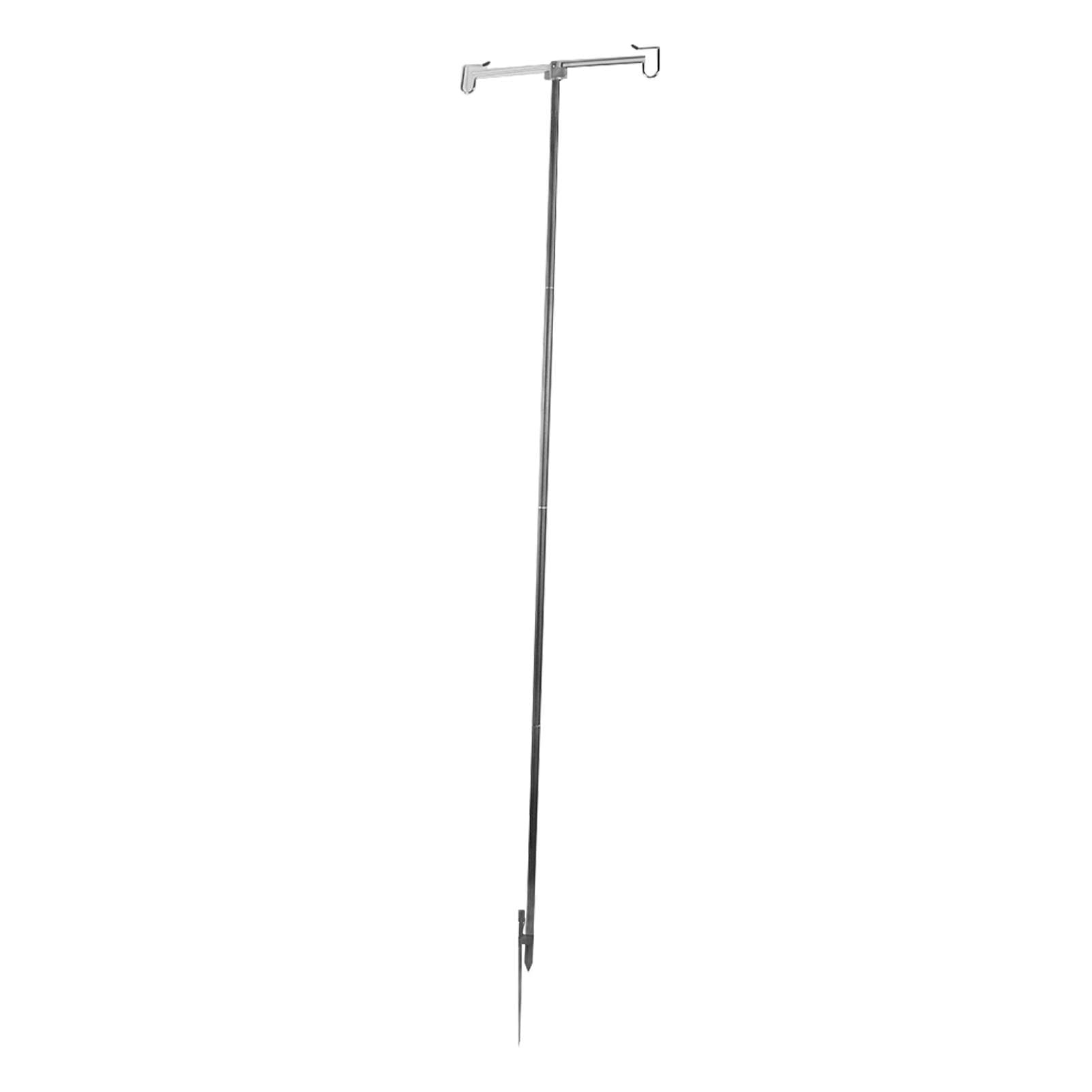 Camping Lamp Pole Folding Lightweight Aluminum Alloy Outdoor Lantern Stand with Storage Bag for