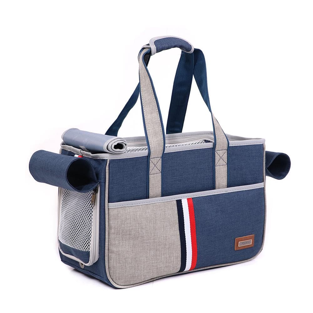 DODOPET Portable Pet Carrier Cat Carrier Dog Carrier Pet Travel Carrier Cat S dark blue
