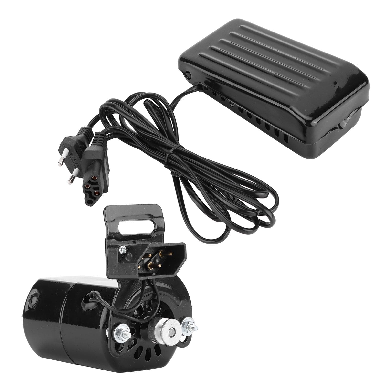 Sewing Machine Motor Kit Household with Foot Pedal Control Belt 180W EU Plug