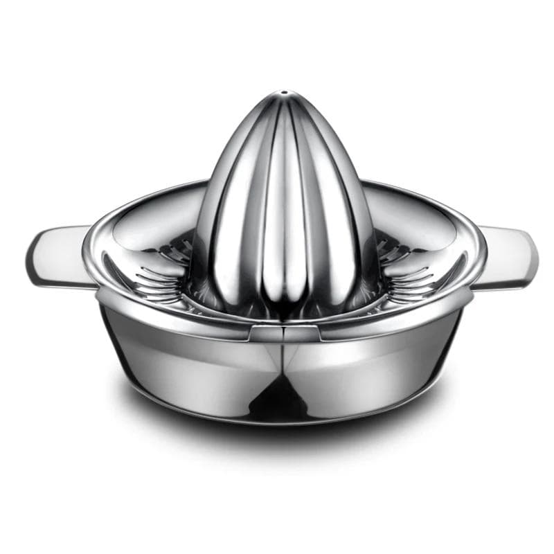 Portable Lemon Orange Manual Fruit Juicer Stainless Steel Kitchen Accessories Tools Citrus Raw Hand Pressed Juice Maker silver