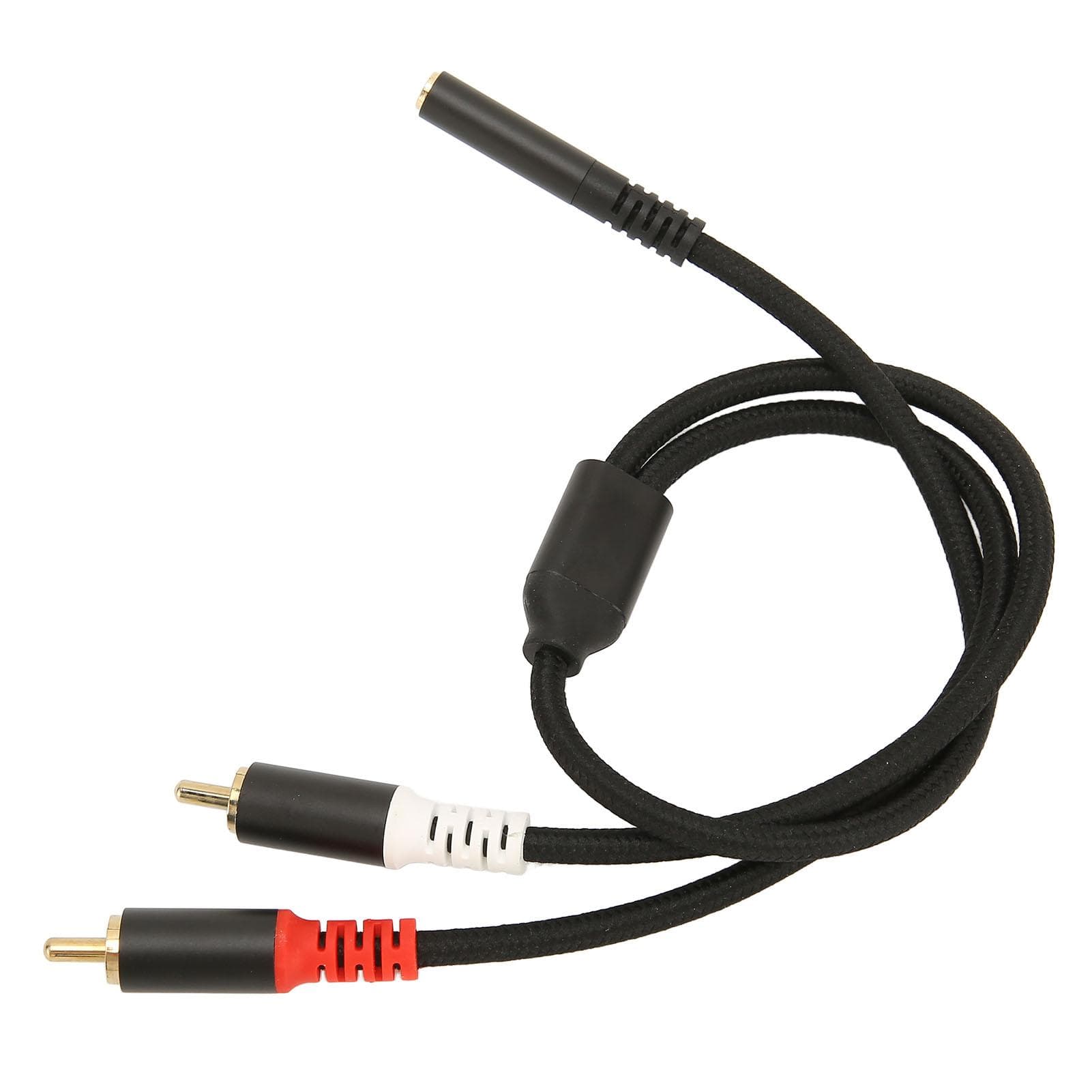 3.5mm to 2RCA Cable Female to Male Stereo Bidirectional Gold Plated Sound Y Splitter Cord for Phone