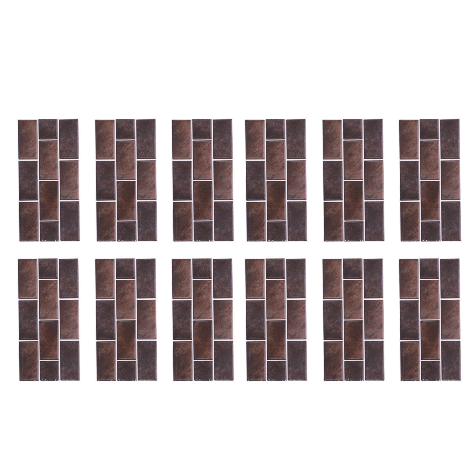 2 Sets Tile Sticker Retro Classic Self Adhesive Waterproof Sticker Kitchen Bathroom Wall Decor(FG01