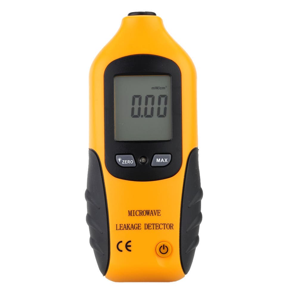 Digital LCD Microwave Leakage Radiation Detector Meter Leaking Tester 0-9.99mW/cm2 yellow/black