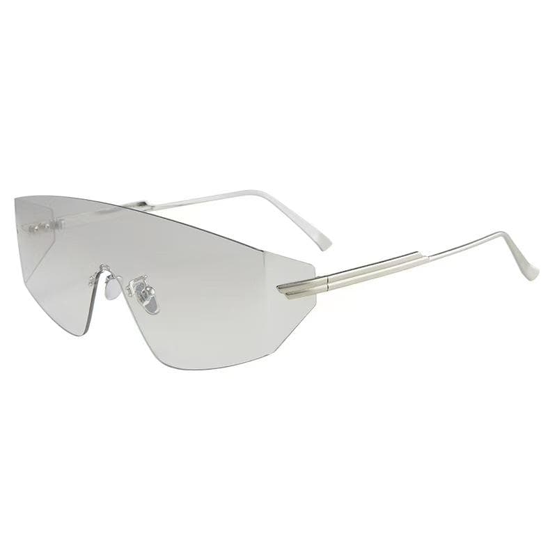 European American Style Sunglasses for Men Women Punk Rimless Outdoor Bicycling Stylish Sun Glasses UV Protection