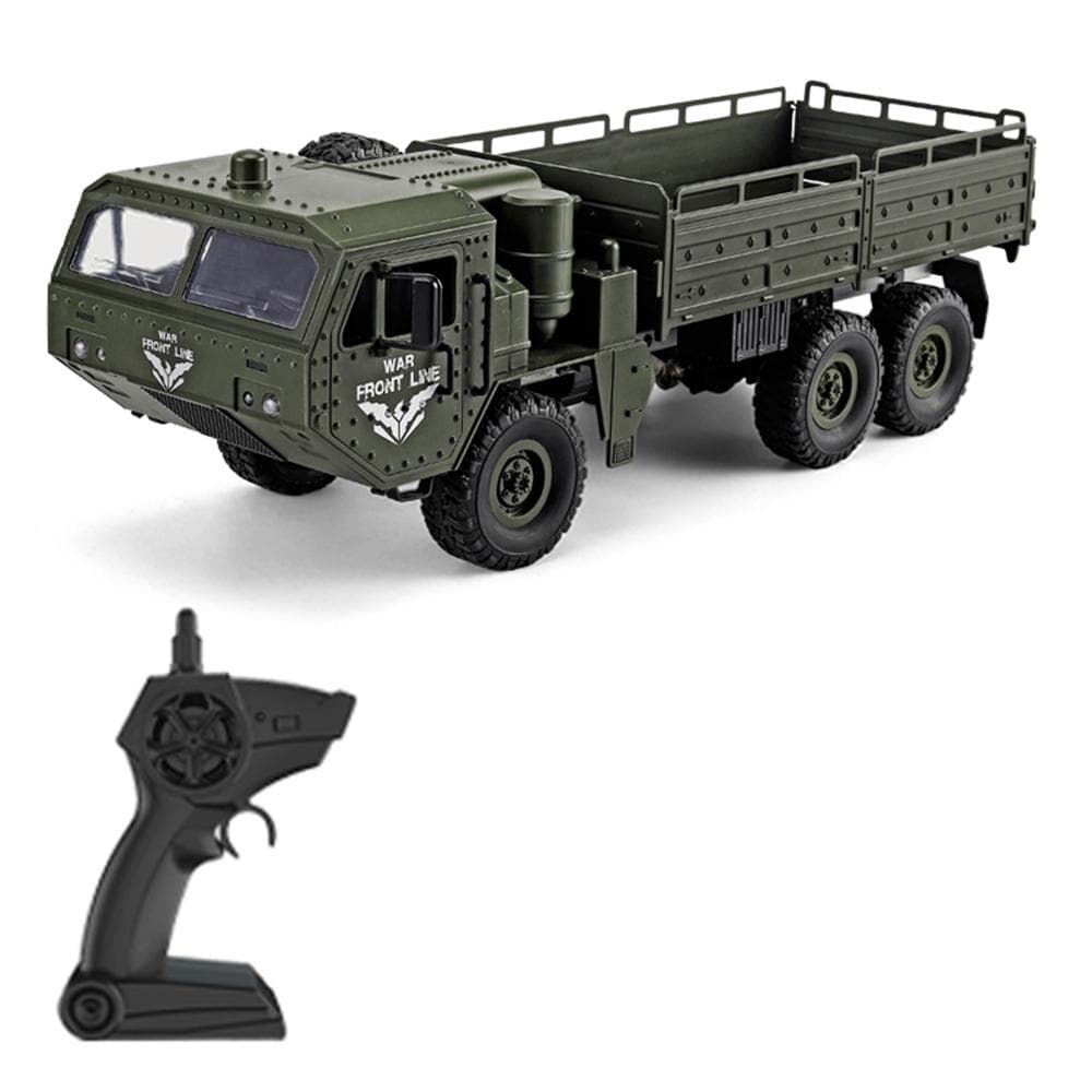 Remote Control Car, 6WD High-Speed Electric Toy Truck for Boys 2.4Ghz Off Road Remote Control 1 Battery green