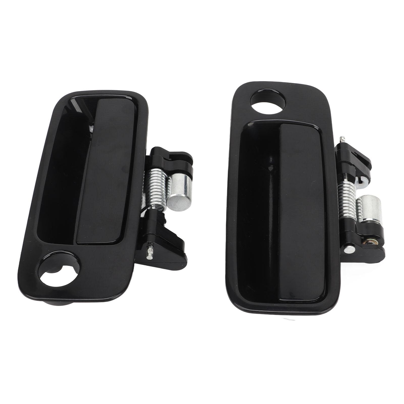 2PCS Car Exterior Door Handle 69210AA010 Comfortable Grasp Black Replacement for Camry 1997?2001
