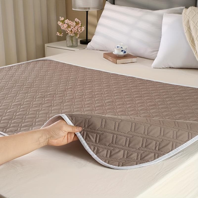 Washable Incontinence Pads For Elderly & Pets Leak-Proof Bed Care Mats Ideal For Menstruation & Home Use coffee