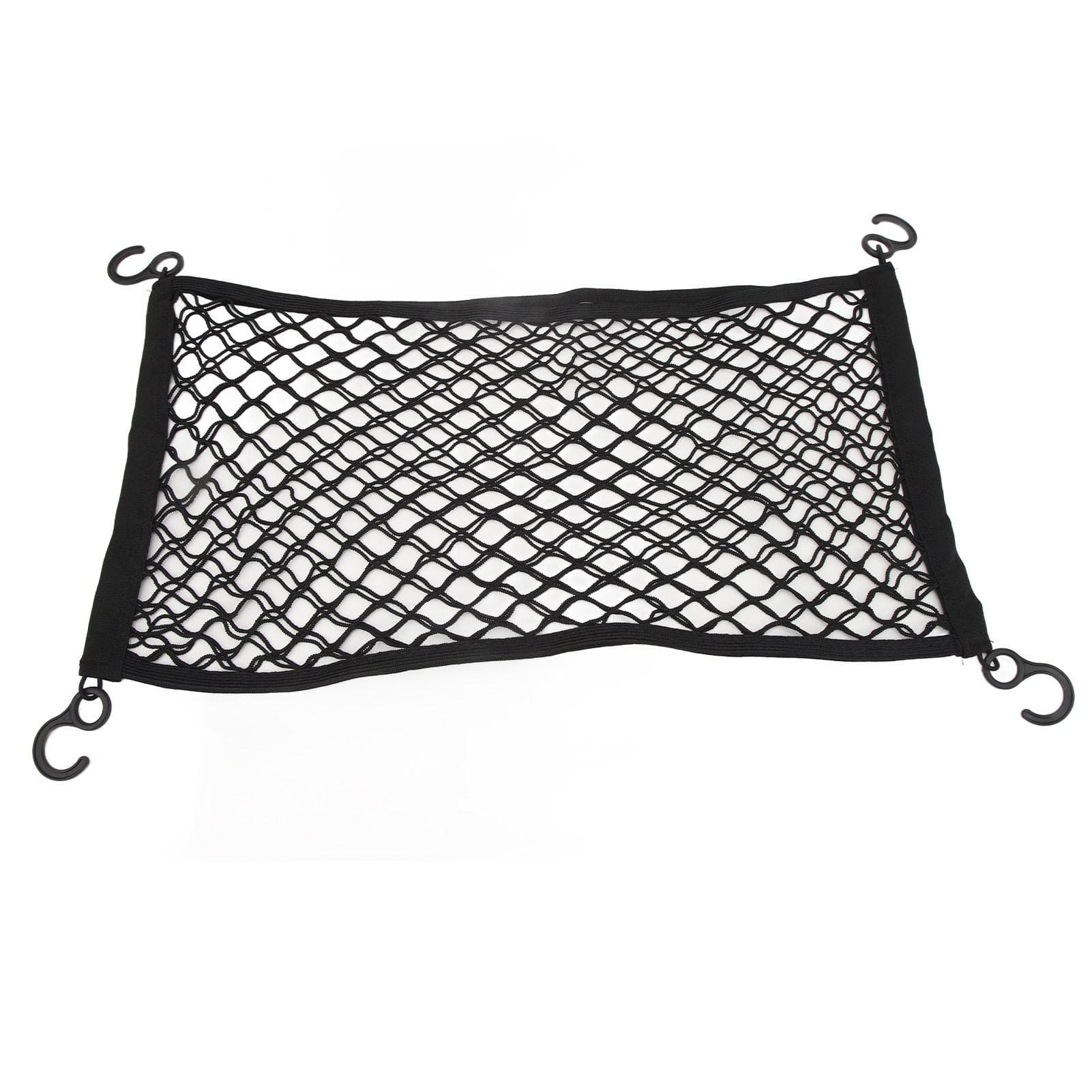 Camping Cart Cargo Net Latex High Elastic Hook Design Rubber Band Fixed Dual Layer Mesh Cargo Net