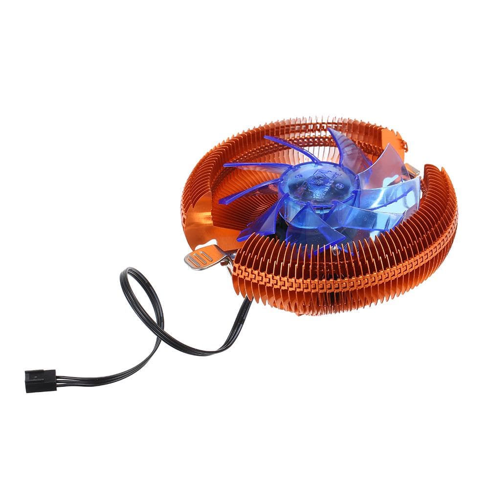 Hydraulic CPU Cooler Heatpipe Fans Quiet Heatsink Radiator for Intel 2011 LED Light Intel 1366