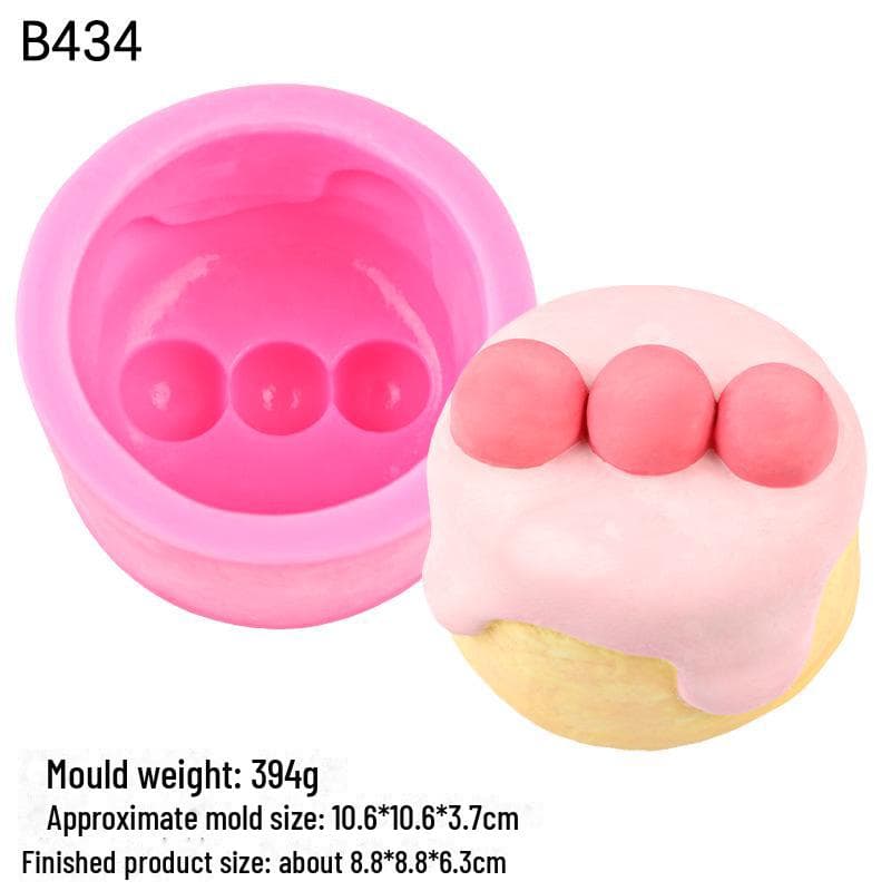 Oreo Biscuit Silicone Mold for Cake, Candle, and Aromatherapy Decoration