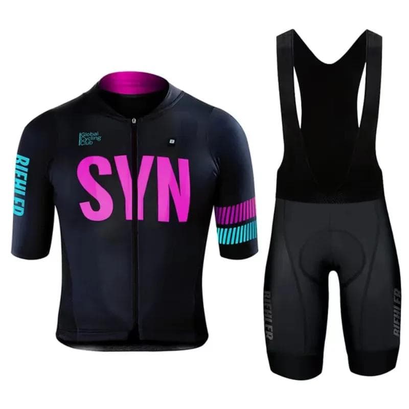 Quick Dry Short Sleeve Men's Cycling Clothing Set Mountain Bike Suit Summer 2025 Ciclismo Ropa Hombre XL