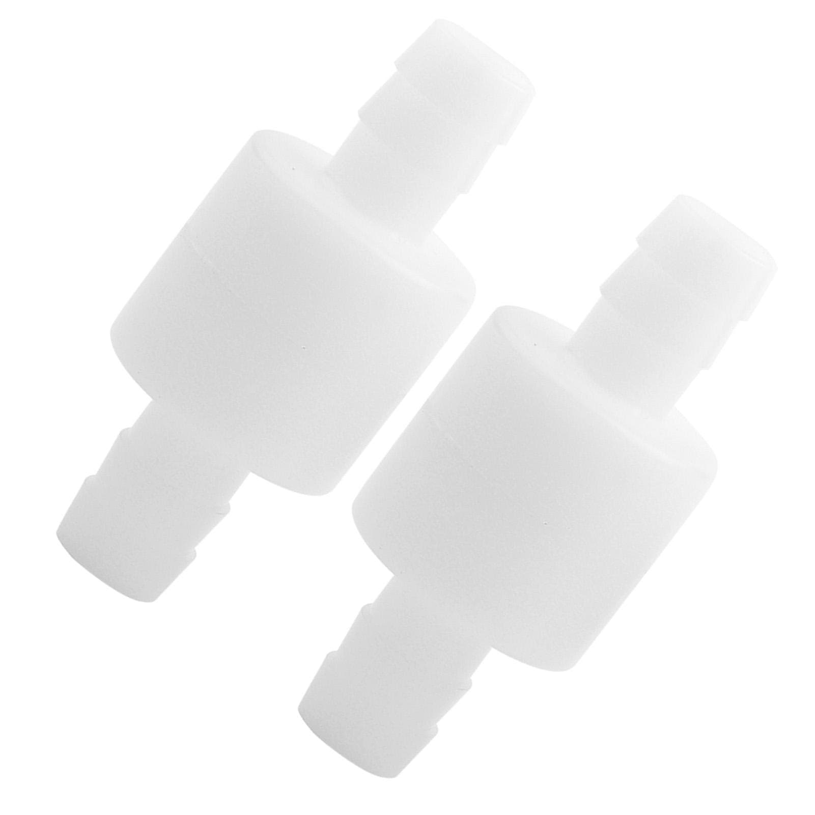 2PCS 10mm Plastic Check Valve Non Return One Way Valve for Gas liquid