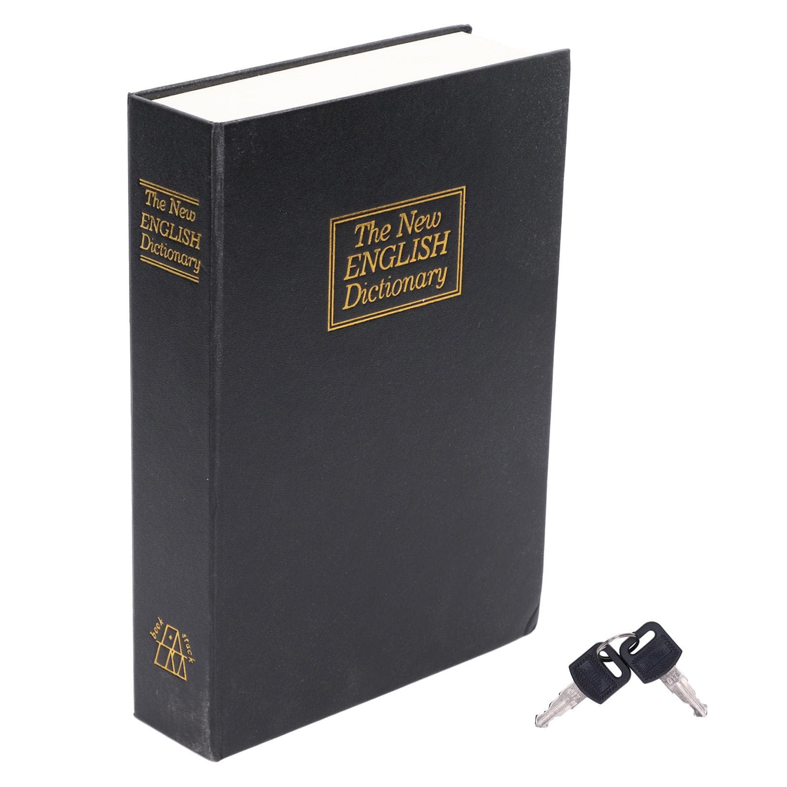 Diversion Book Safe High Safety Simulation Book Safe Deposit Box with 2 Keys for School Home
