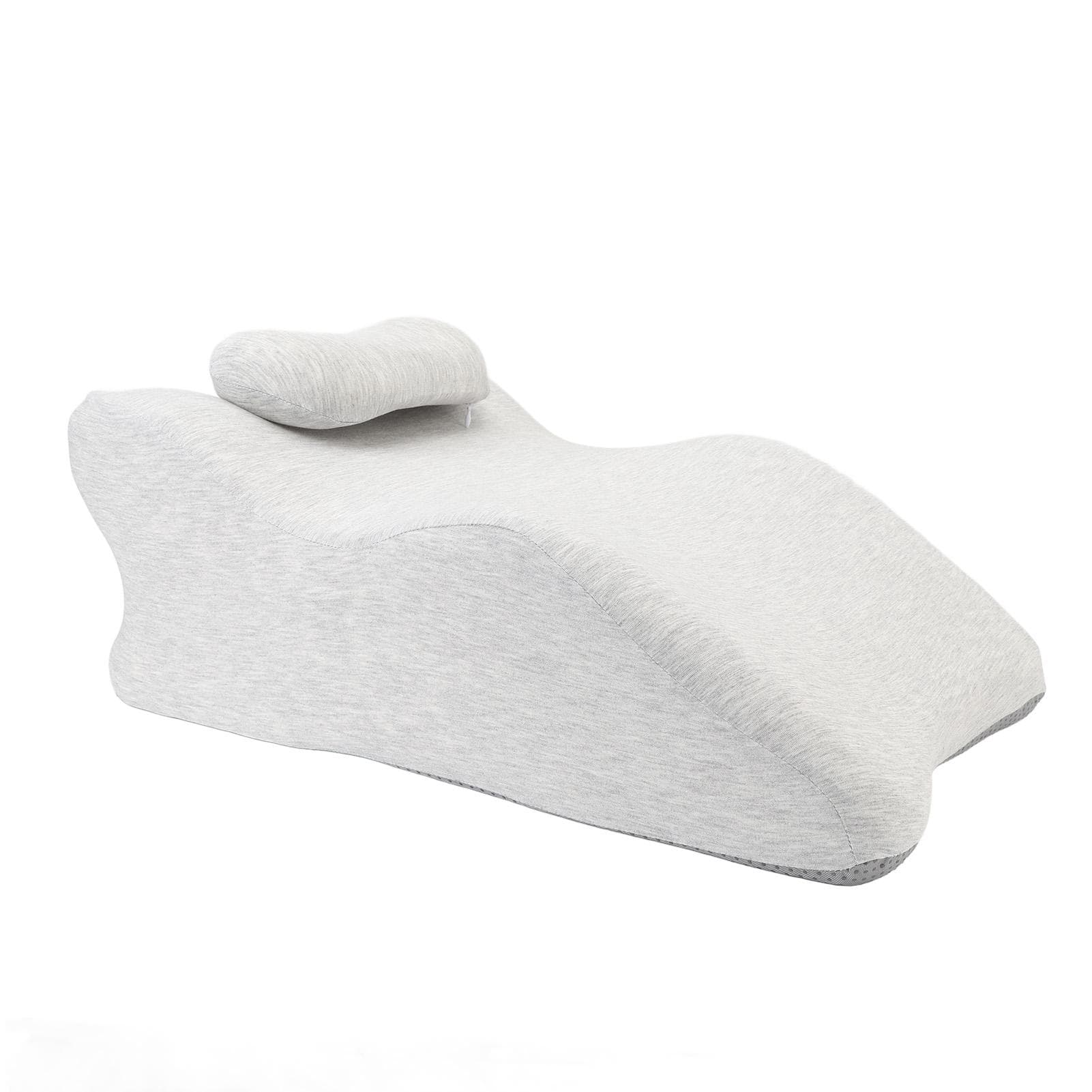Leg Pillow Leg Elevating Cushion Pillow Decompression Cushion Bed Sleeping Pillow for Home Beauty light gray