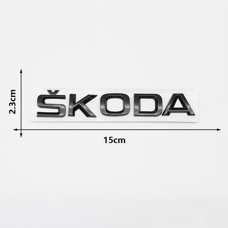 2025 New Lettering Rear Trunk Emblem Badge Decals For Skoda Yeti VRIS Octavia a5 Karoq Kamiq Fabia Kodiaq Rapid Superb