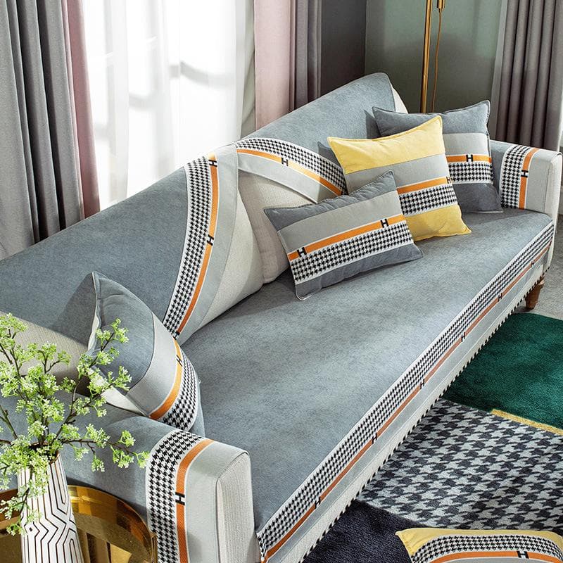 Chenille Fabric Sofa Cover Anti-slip Protector Seat Cover European Couch Cover Sofa Towel for Living Room Decor New sofa cushion 70x70cm 1pcs