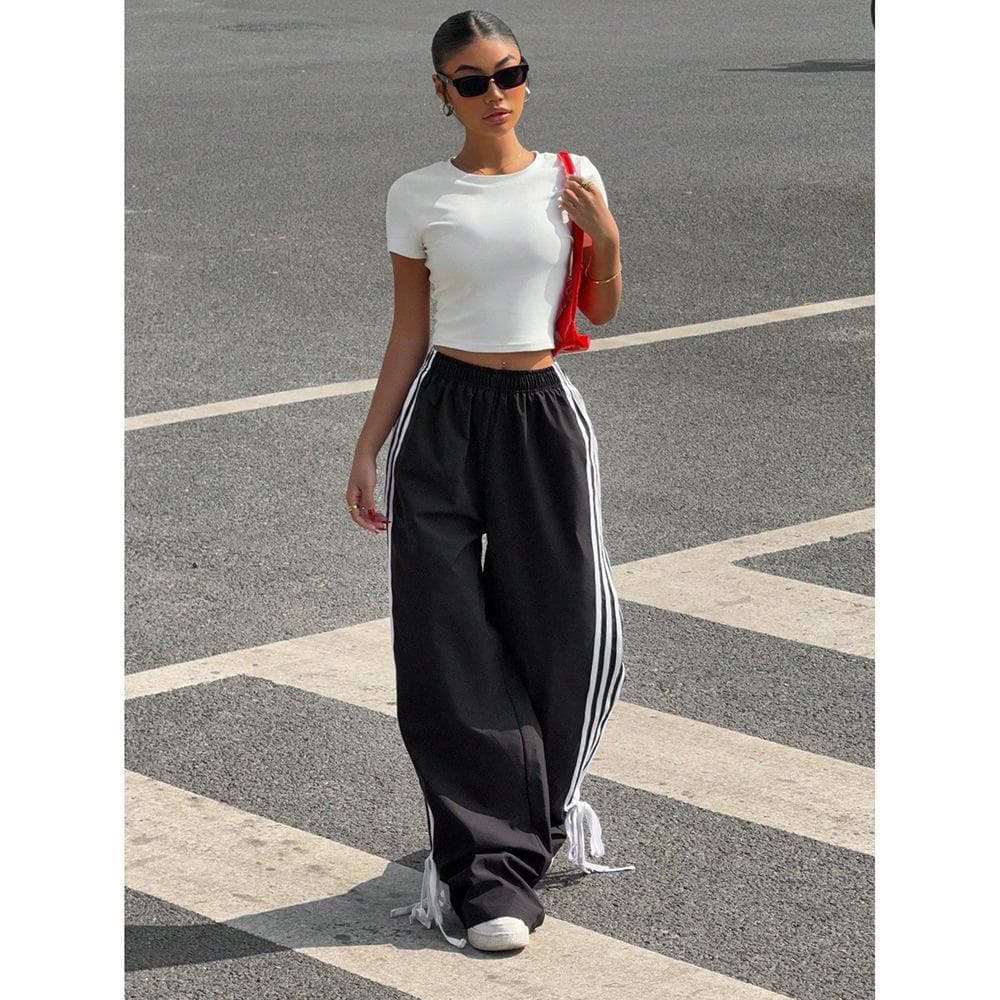 Design-sensual Casual Pants for Women In Summer New Sports Trousers Loose and Versatile Trousers XS