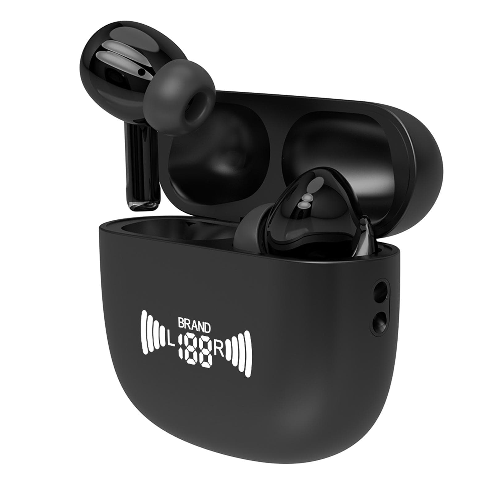 A8 Language Translator Earbuds Supports 100+ Languages Online TwoWay Translation Earbuds black