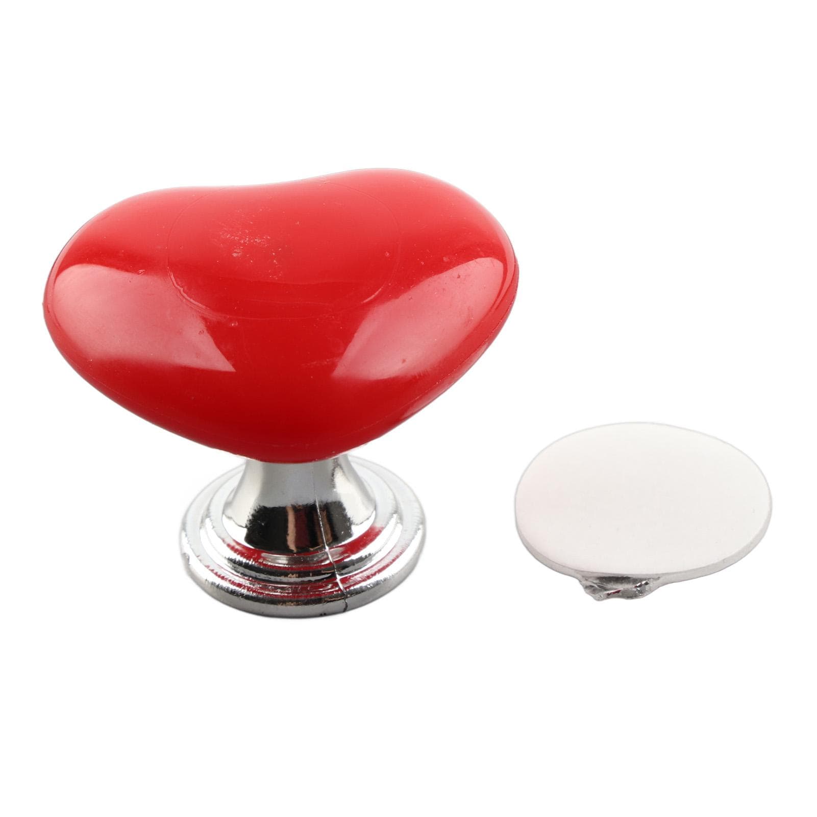 Heart Shaped Toilet Tank Button Plastic Solid Universal Toilet Button Press Replacement for