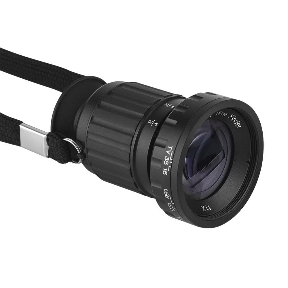 Portable 11X Micro Magnification Director's Viewfinder View Finder Scene Viewer Mini 41mm Front black