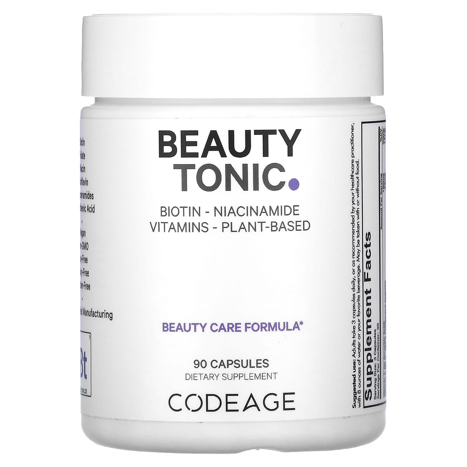 Codeage, beauty tonic, 90 capsules