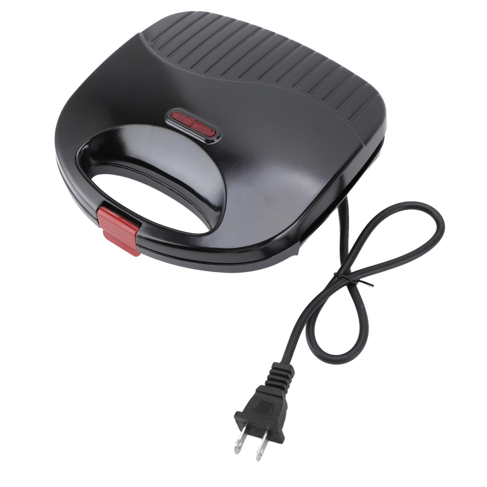 750W Electric Sandwich Maker with Non Stick Coating Double Sided Heating Safe Handle Easy Cleanup L(for 6.5-9kg)