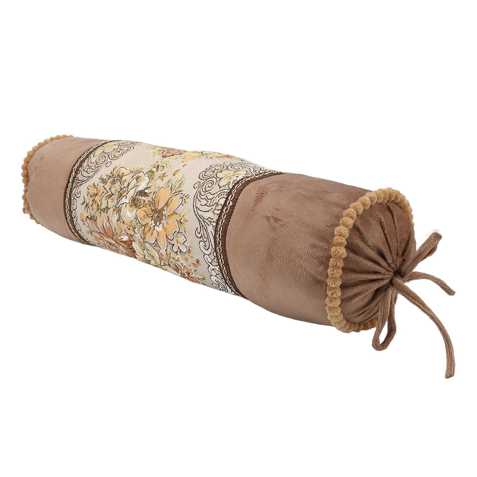 Foot Massage Cylinder Pillow Detachable Soft Foot Embroidery Cylinder Pillow for Beauty Salon