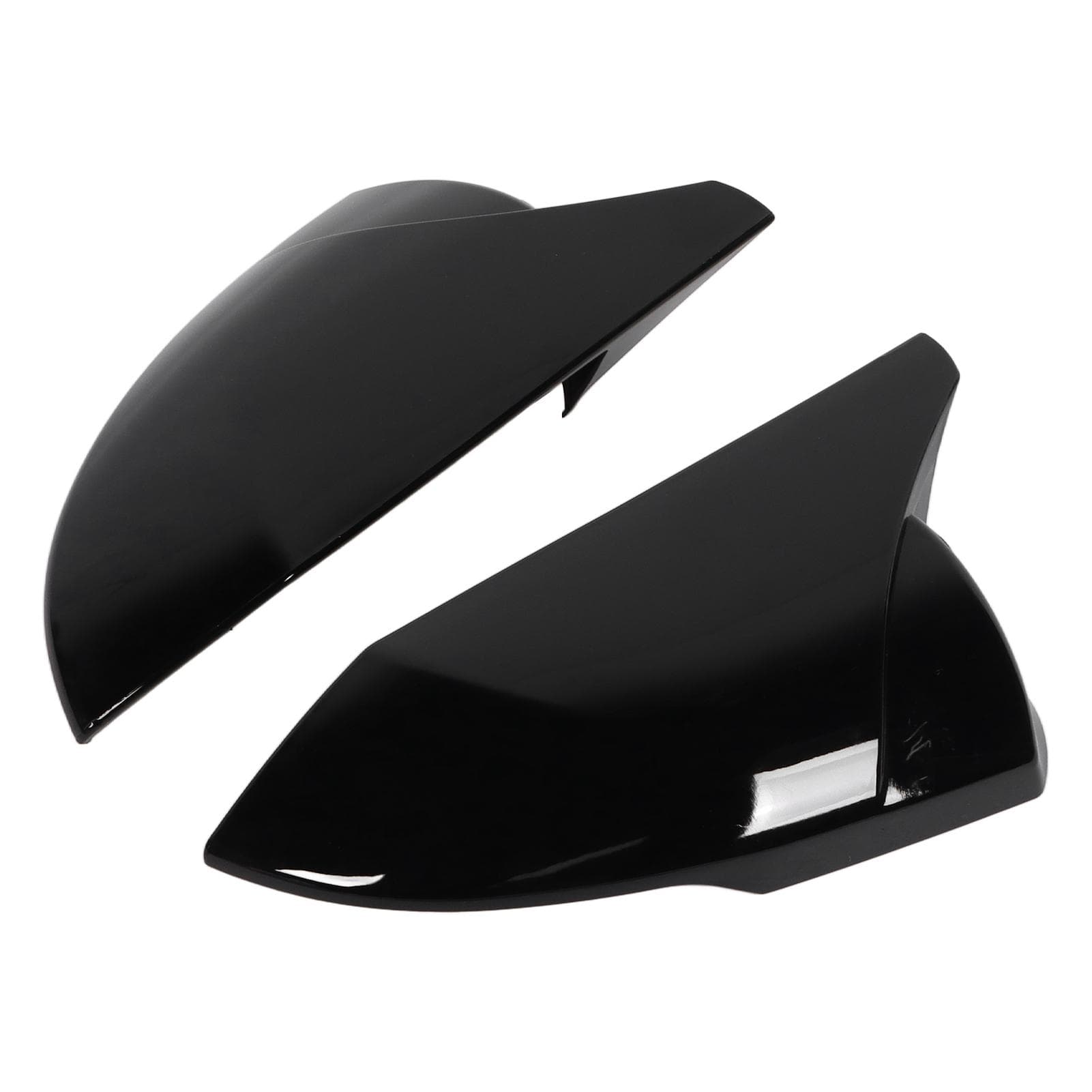 2pcs Door Rearview Mirror Cover Left Right ABS Stylish Replacement for Hyundai Elantra 21+(Black )