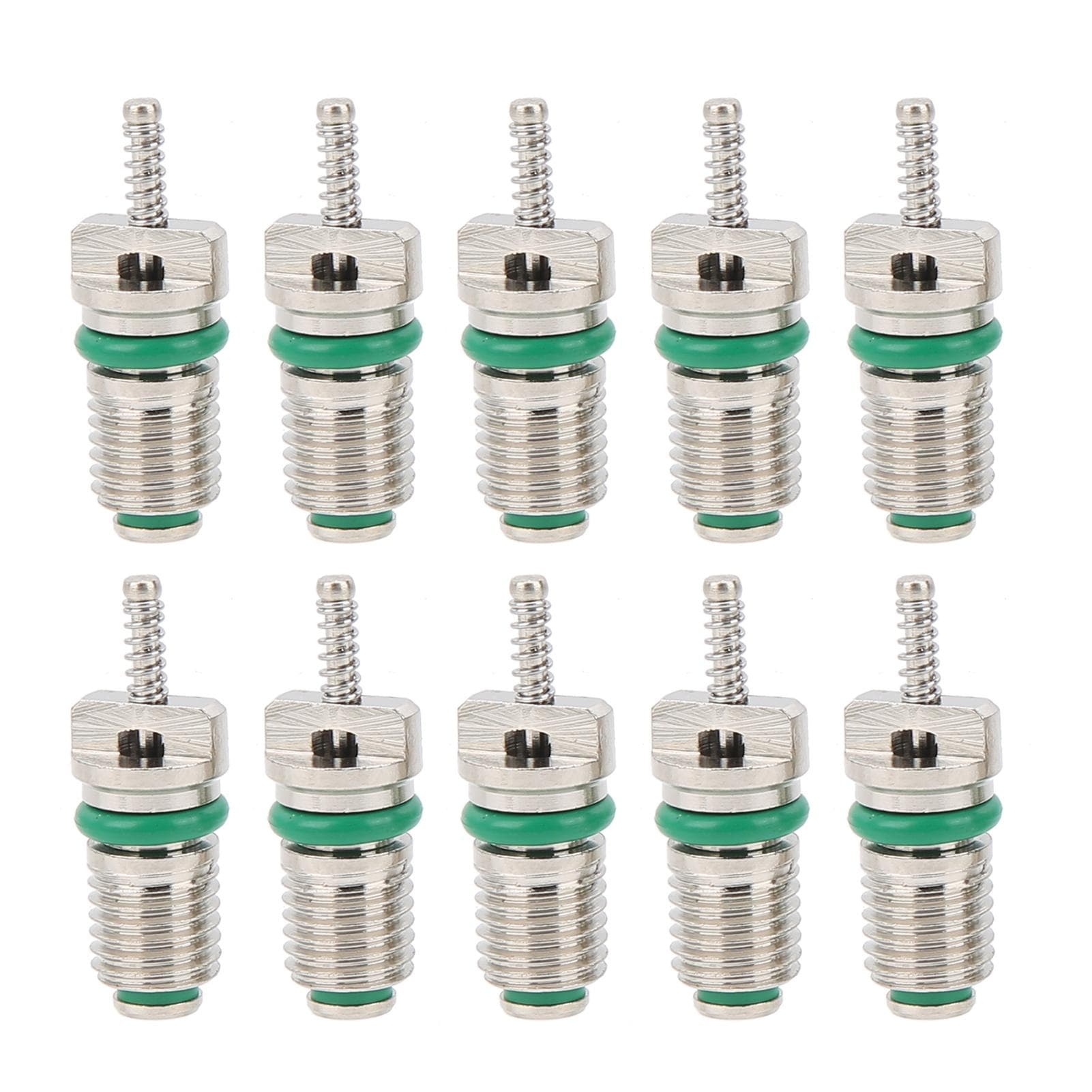 10pcs Car Air Conditioning Valve Cores Needles High Pressure Resistant for R134A Refrigerant