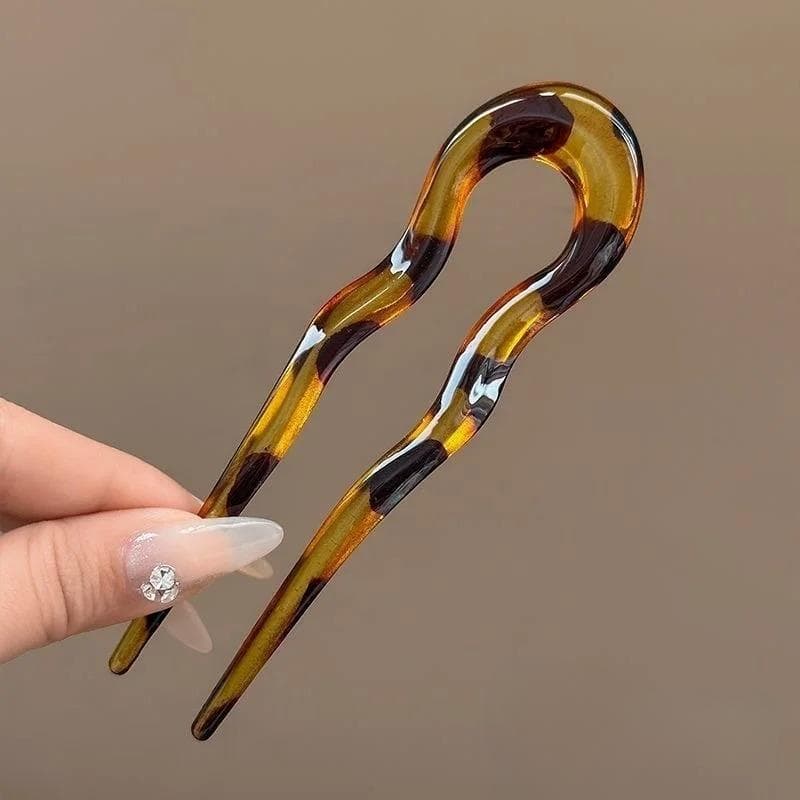 Hair Hairpins Woman Party French Hair Pin Hairpins Hair Fork Barrette Chignon Hairpin Ladies yellow