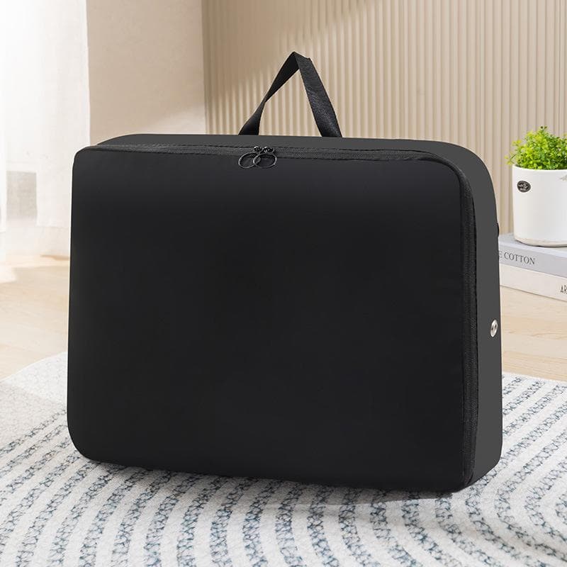 Portable Travel Compression Bag for Down Jackets Large Capacity Storage Bag for Clothes Space Saving Organizer Bag black