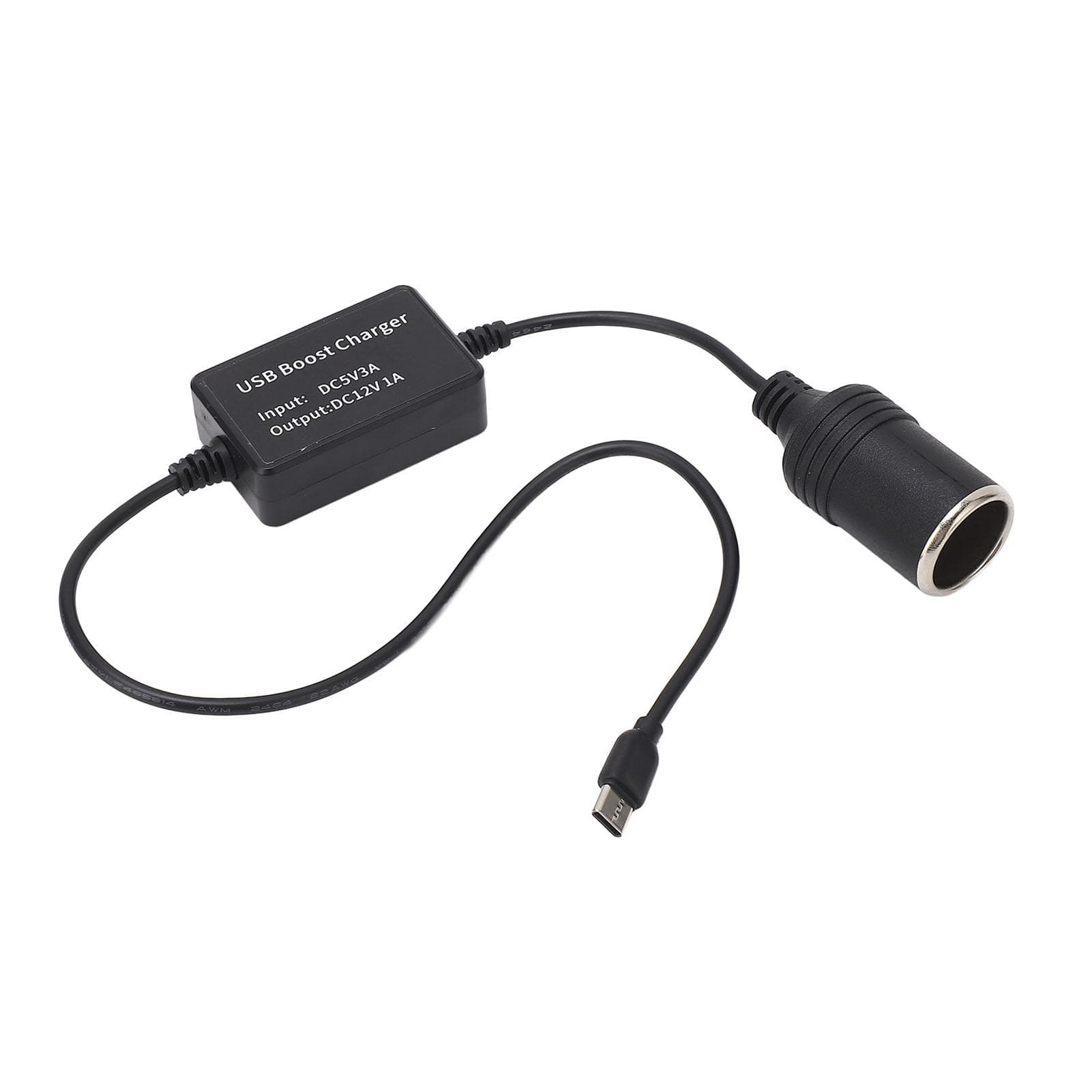 12V Car Cigar Lighter Socket Adapter Power Cable Cord for Dash Cam GPS Car Led Light Strips