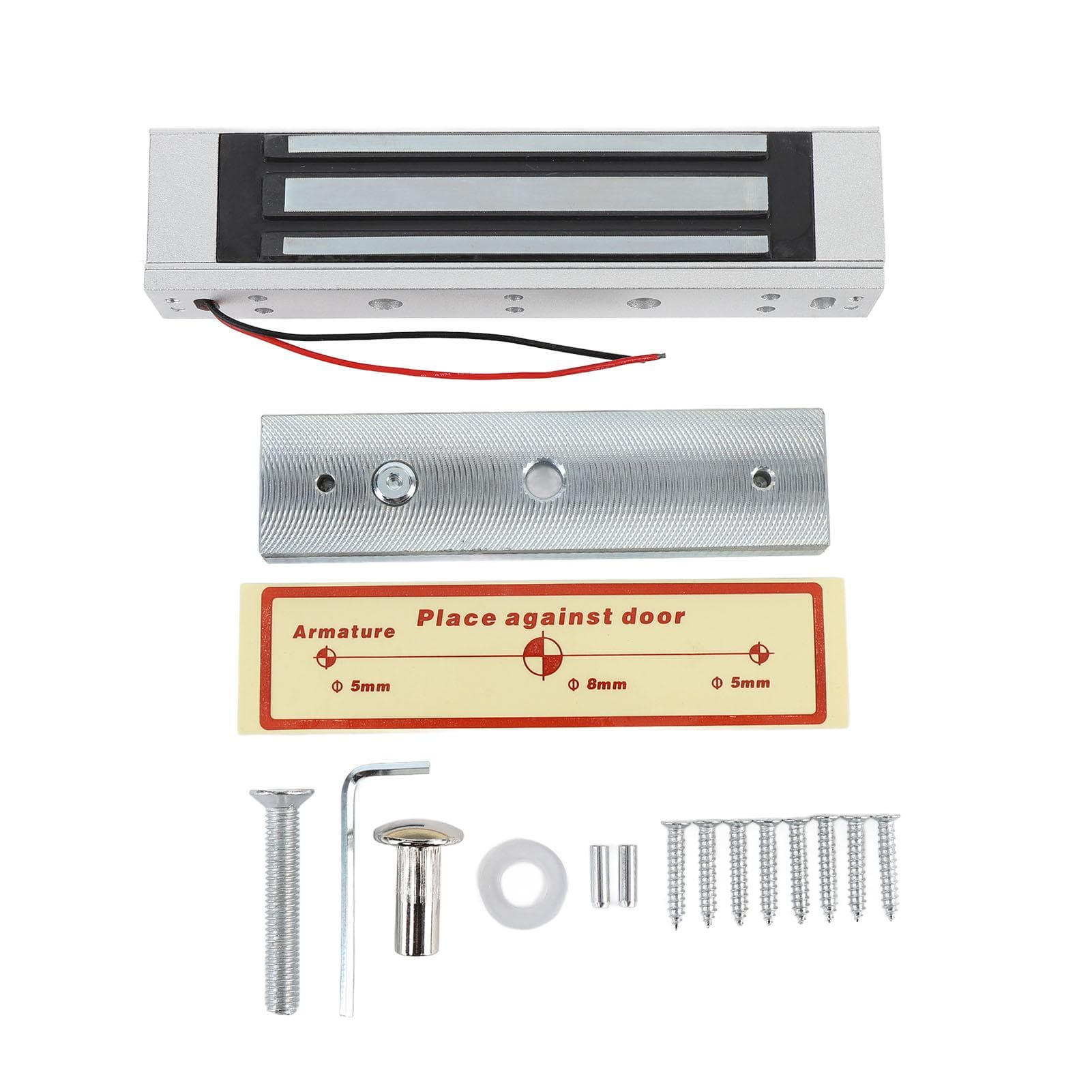 Electromagnetic Lock Waterproofing 396lbs 180kg Holding Force 12V Electric Magnetic Lock for Access