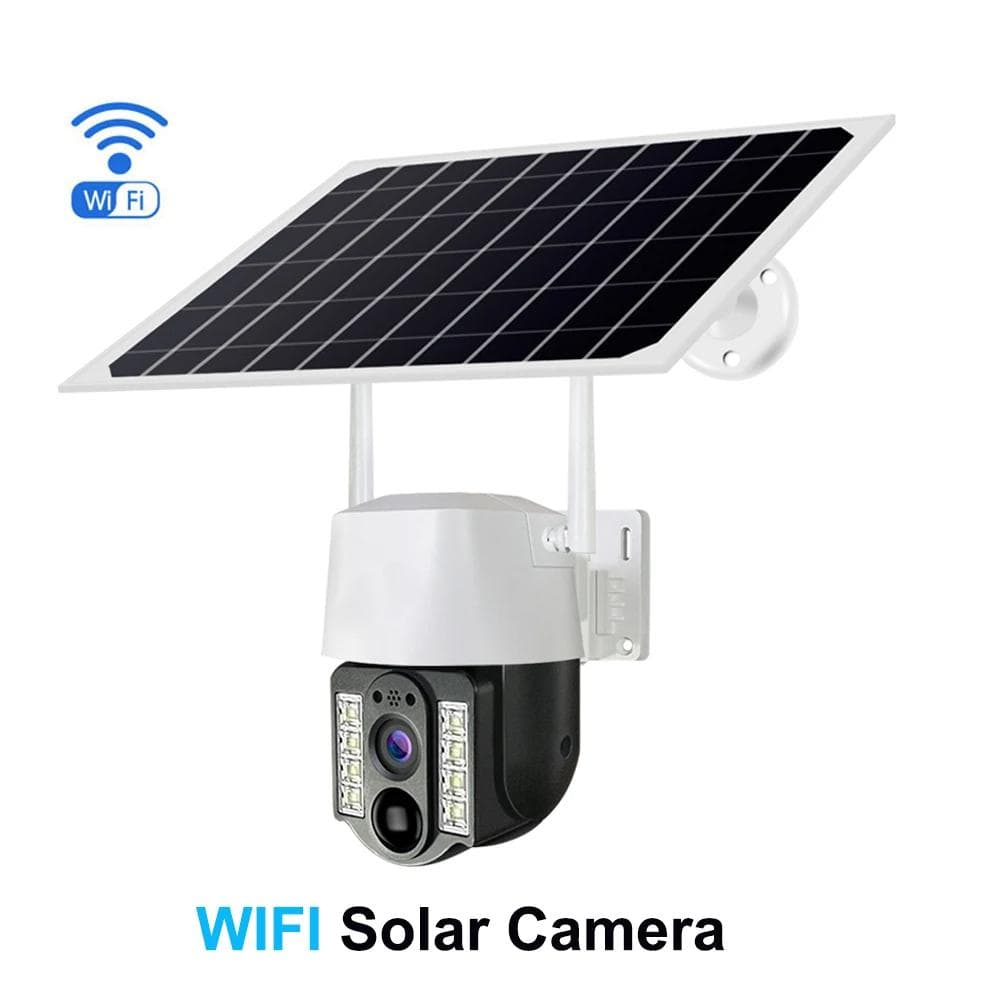 Solar Camera 4G Sim Outdoor Dual Lens PIR Human Detect Wireless Camara Powered Energy Waterproof CCTV Home Security Protection WIFI Camera