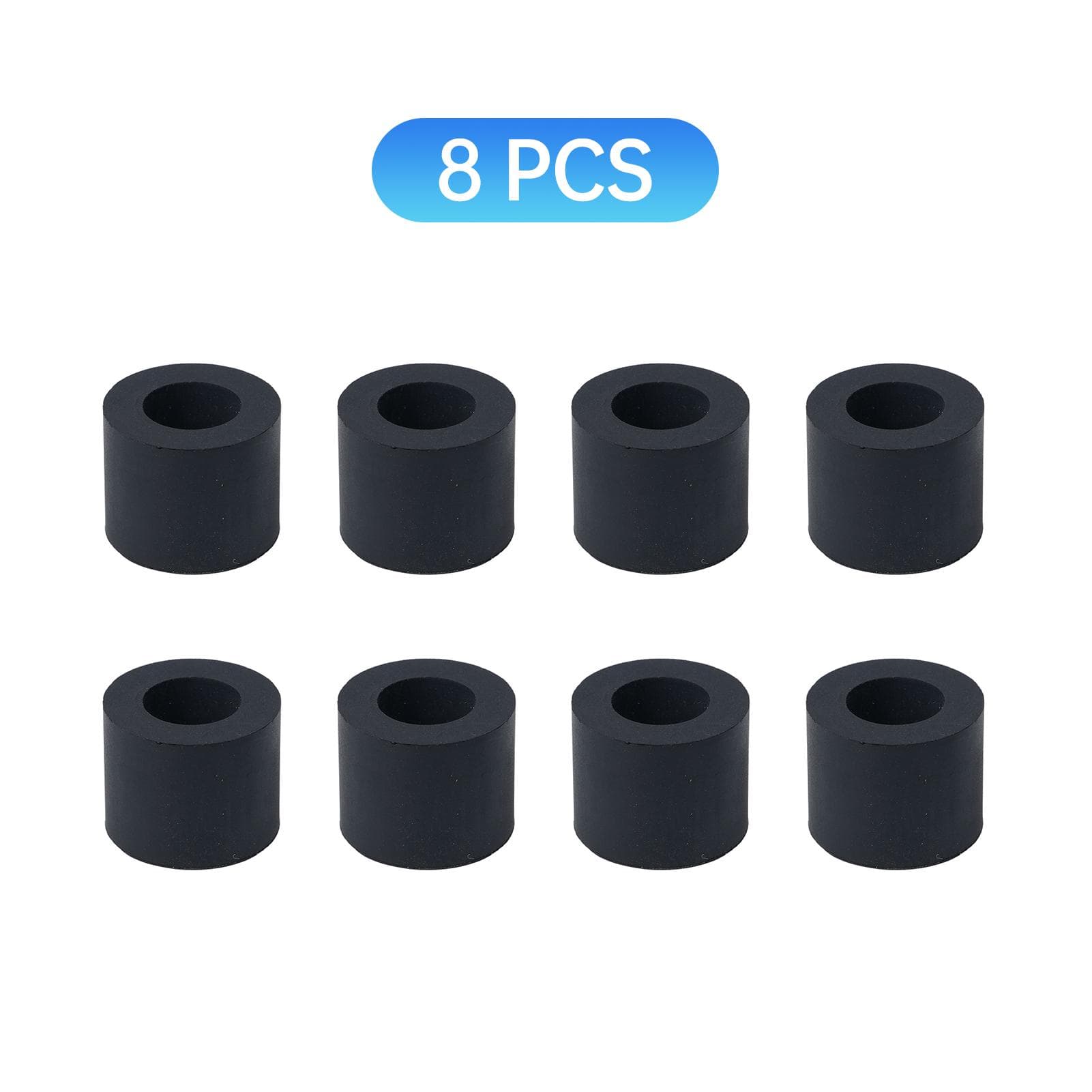 8PCS Rubber Roller Replacement Compatible with Maker Maker 3 Explore Air2 Air1 Durable and 0 black