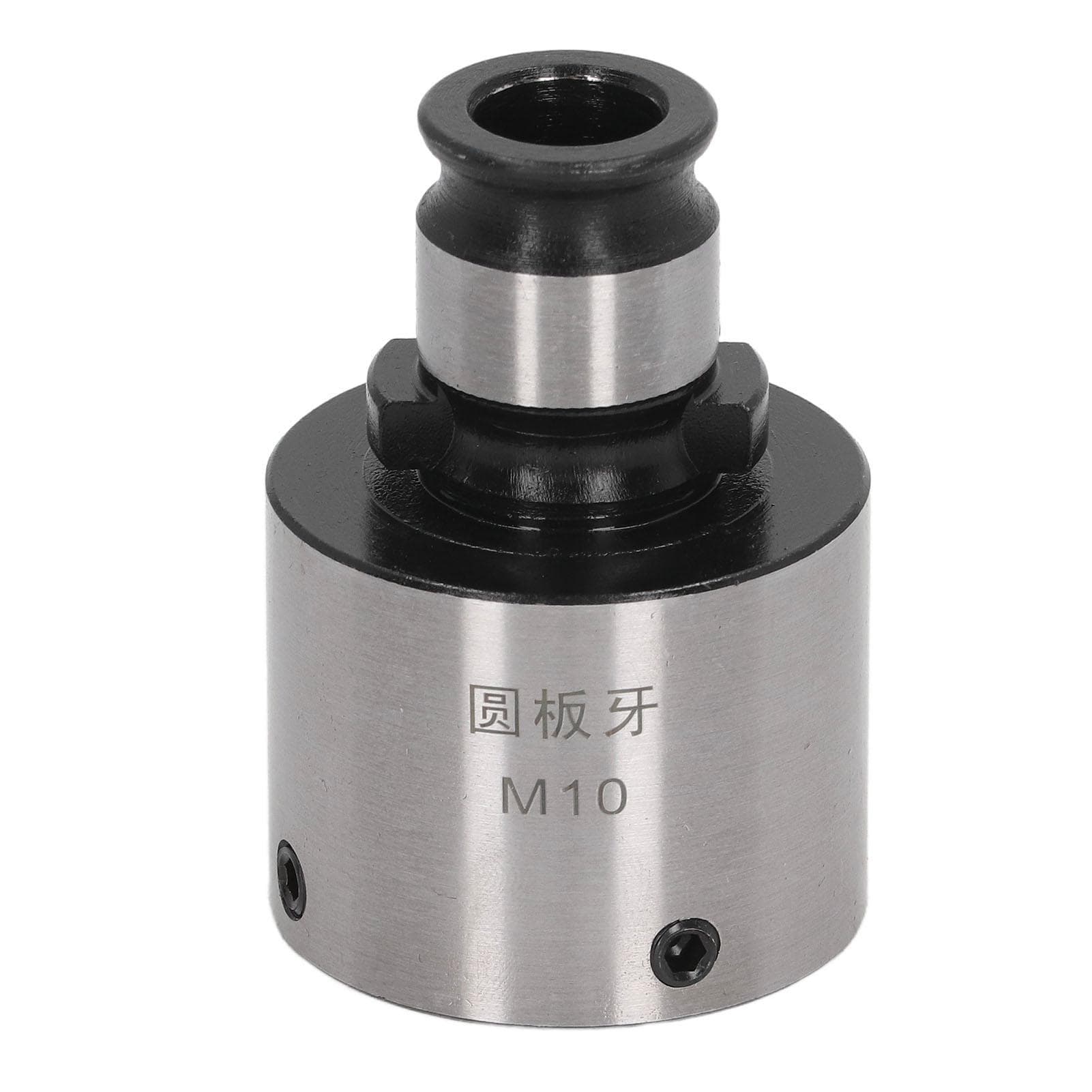 Thread Die Tapping Chuck Carbon Steel Blackening Finish High Hardness Round Die Collet for Male