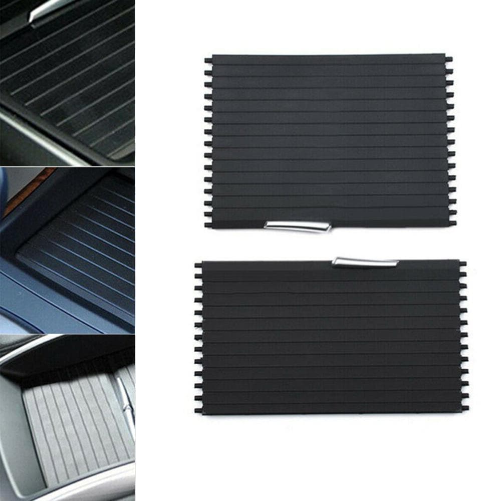Car Storage Box Center Console Roller Blind Covers For BMW X5 X6 E70 E71 2007-14