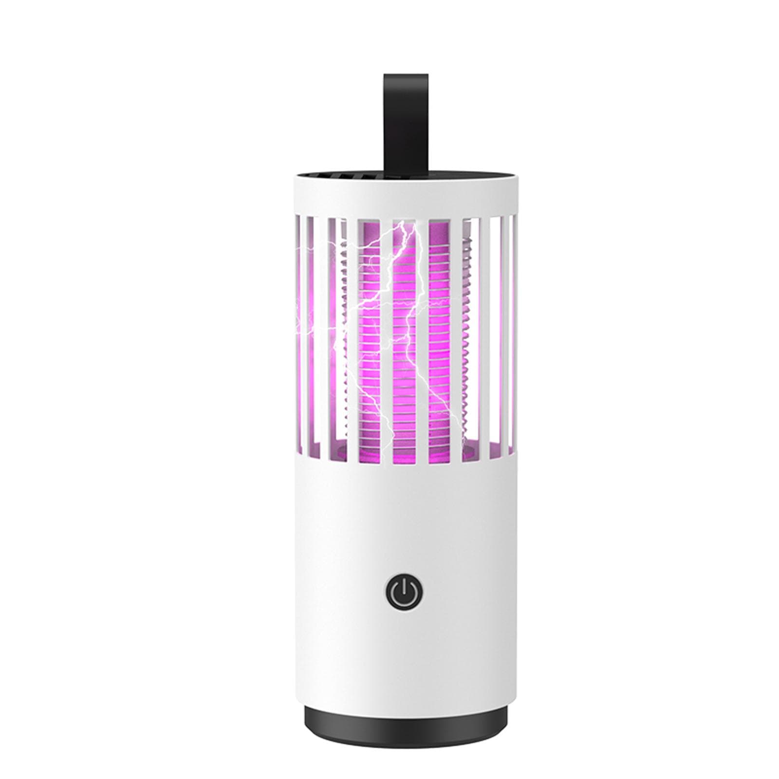 Household Mosquito Killer Lamp Electric Mosquito Zapper Killing Lamp Portable Mosquito Trap Lamp USB Powered white