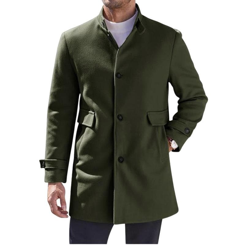 Woolen Coat Men's Coat Japanese and Korean Casual Coat L