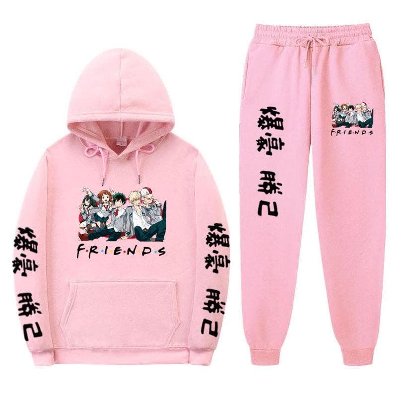 Sportswear Set Anime My Hero Academia Men and Women Casual Sports Suit My Hero Academia Hooded Suit XXL