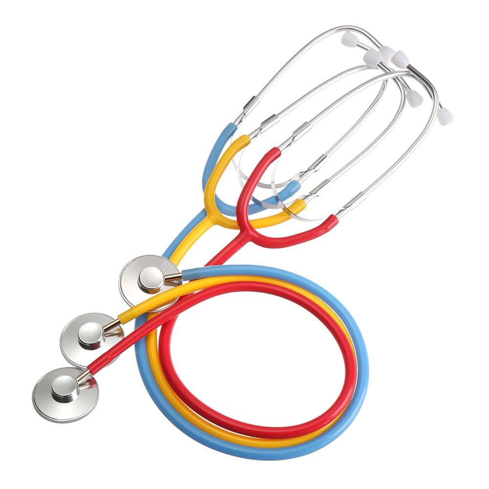 Kids Stethoscope Toy Simulation Doctor's Toy Family Parent-Child Games Imitation Plastic Stethoscope Accessories black