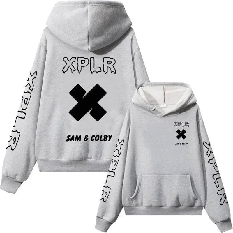 Xplr Hoodie Sam and Colby Chainlink Hoodies XS