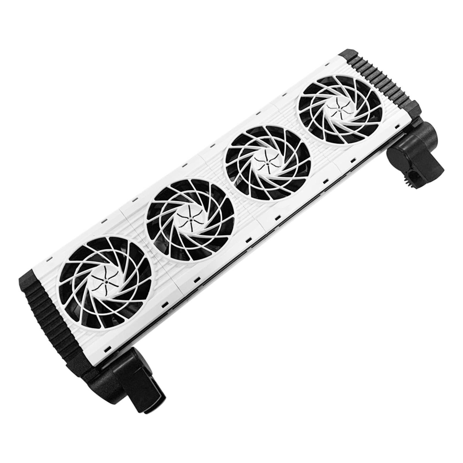 Aquarium Cooling Fan  2/4 Head Aquarium Chillers Cooling Fan Wind Speed Adjustable Aquarium US 4 Fans