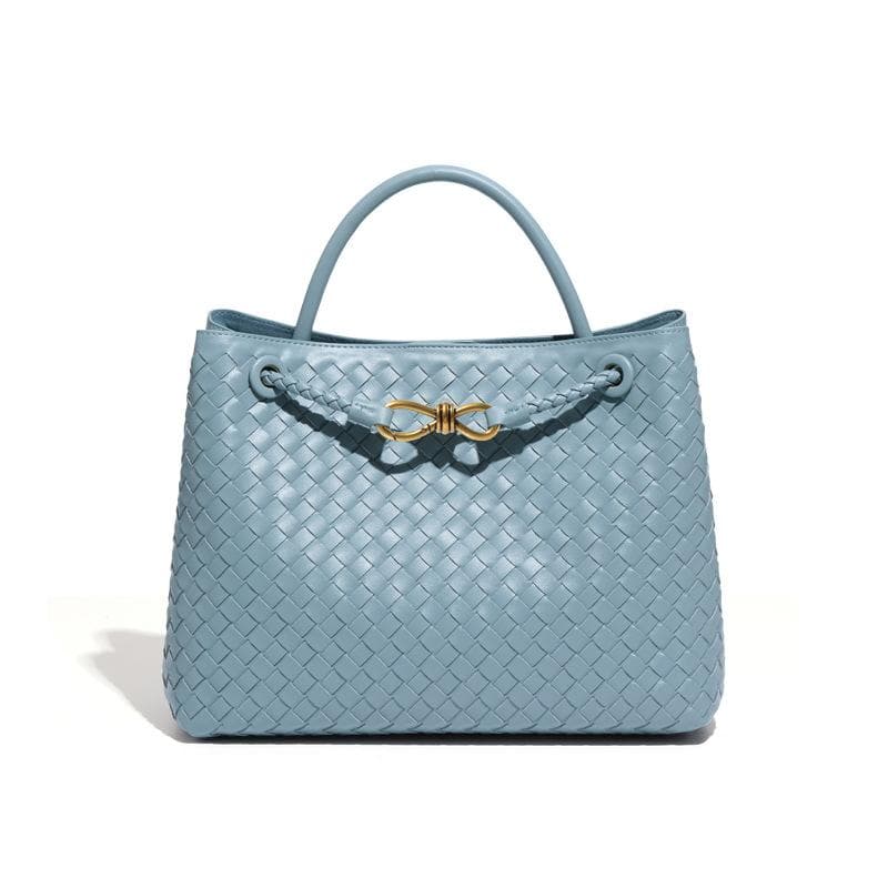 Retro Large-capacity Bag, Women's Hand-woven Bag, Versatile Commuting Handbag, Fashionable and Casual Single-shoulder Crossbody Bag