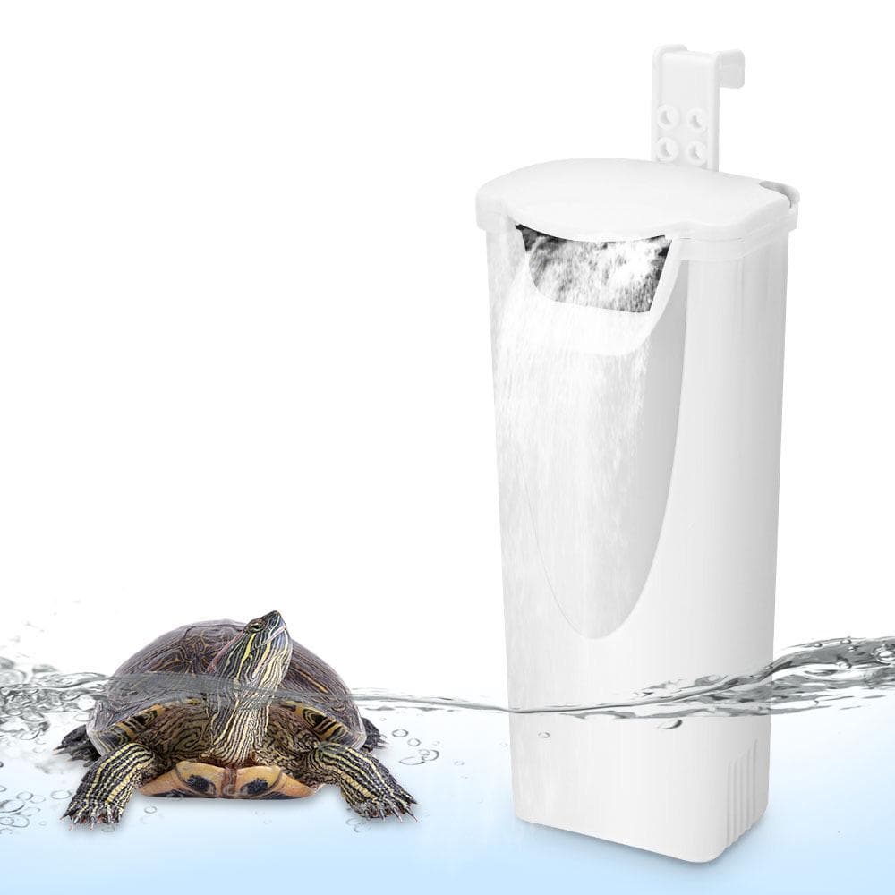 Silent Internal Aquarium Filter Waterfall Turtle Internal Filter 3W Low Level Water Clean Pump EU plug white