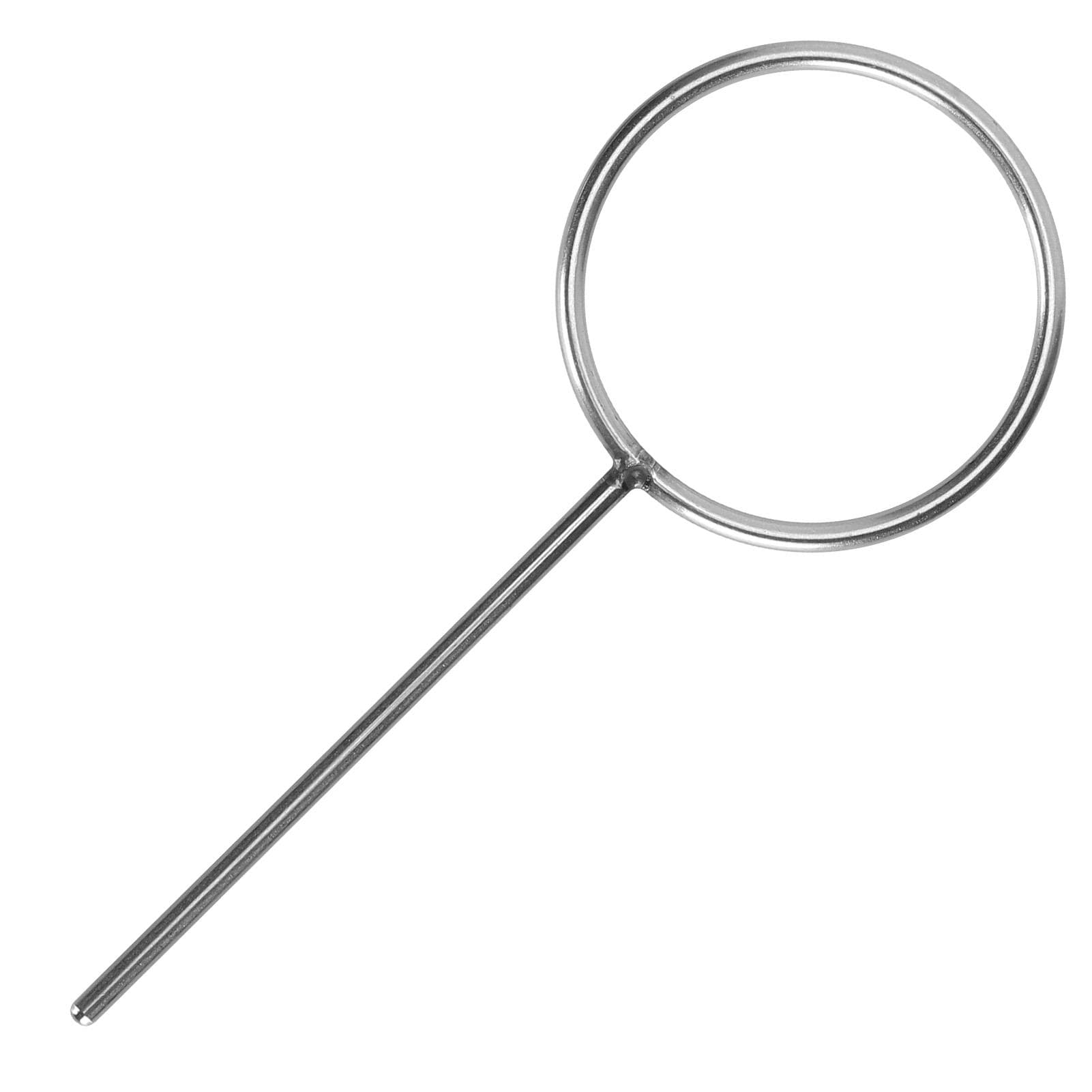 Laboratory Stainless Steel Support Ring Sturdy Corrosion Resistant Laboratory Experiment100mm 100mm / 3.9in