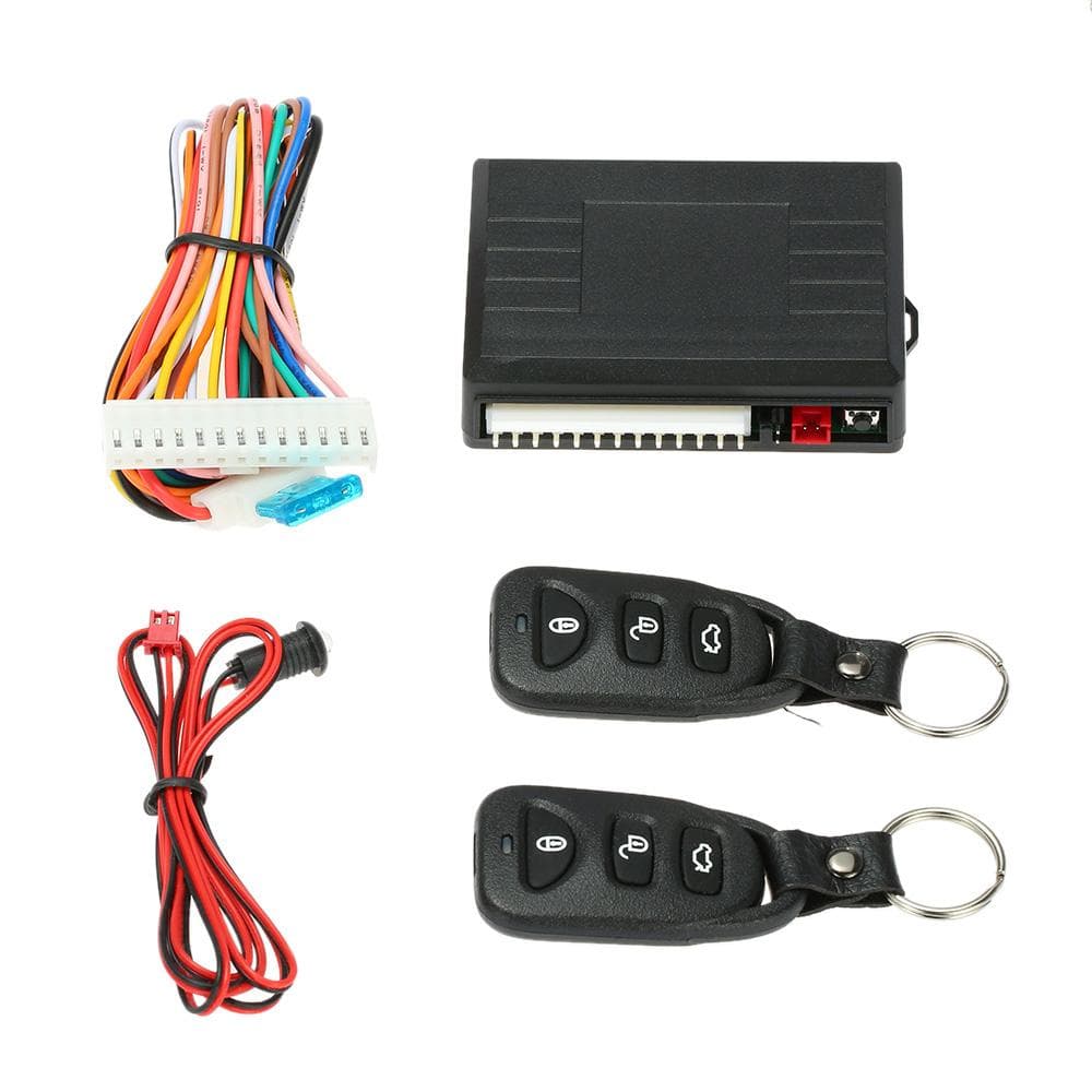 Universal Car Door Lock Trunk Release Keyless Entry System Central Locking Kit With Remote Control A